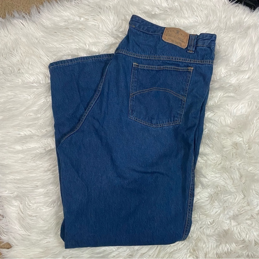 Liberty Blues Mens Plus Big and Tall Dark Wash Denim Jeans